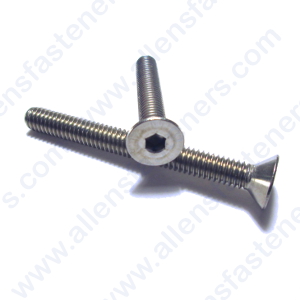 1/4-28  FLAT HEAD STAINLESS STEEL ALLEN BOLT